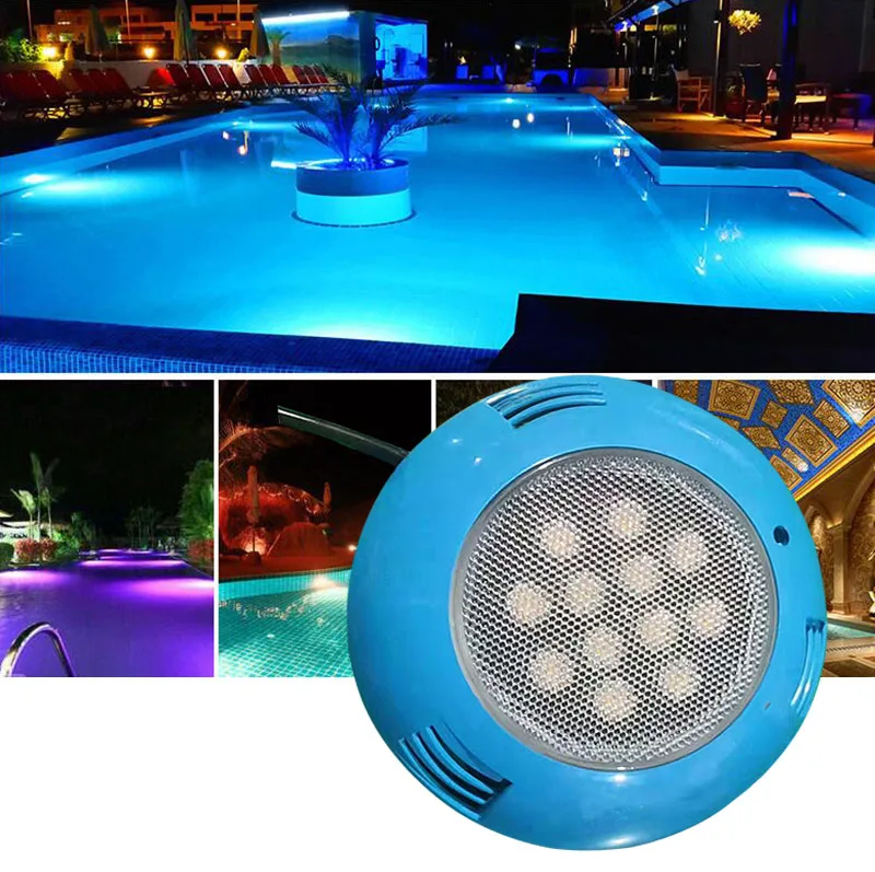 Водонепроницаемый настенный rgb-светильник для бассейна, подводные фонари для бассейна, 12 В, abs, ip68, 12 Вт, 18 Вт, 25 Вт, 35 Вт