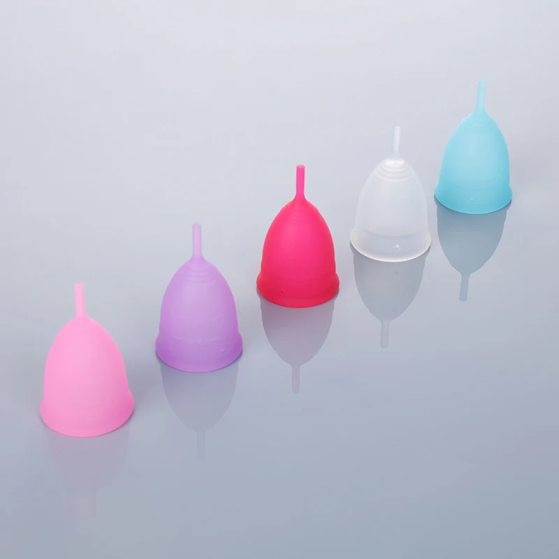 Wholesale Reusable Medical Grade Silicone Feminine Hygiene Menstrual Cup Silicone Copa Menstrual
