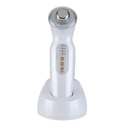 Newest Handheld Home Use Rechargeable Photon Ultrasonic Skin Care device FF1388B ultrasonic massager ion infrared facial massage