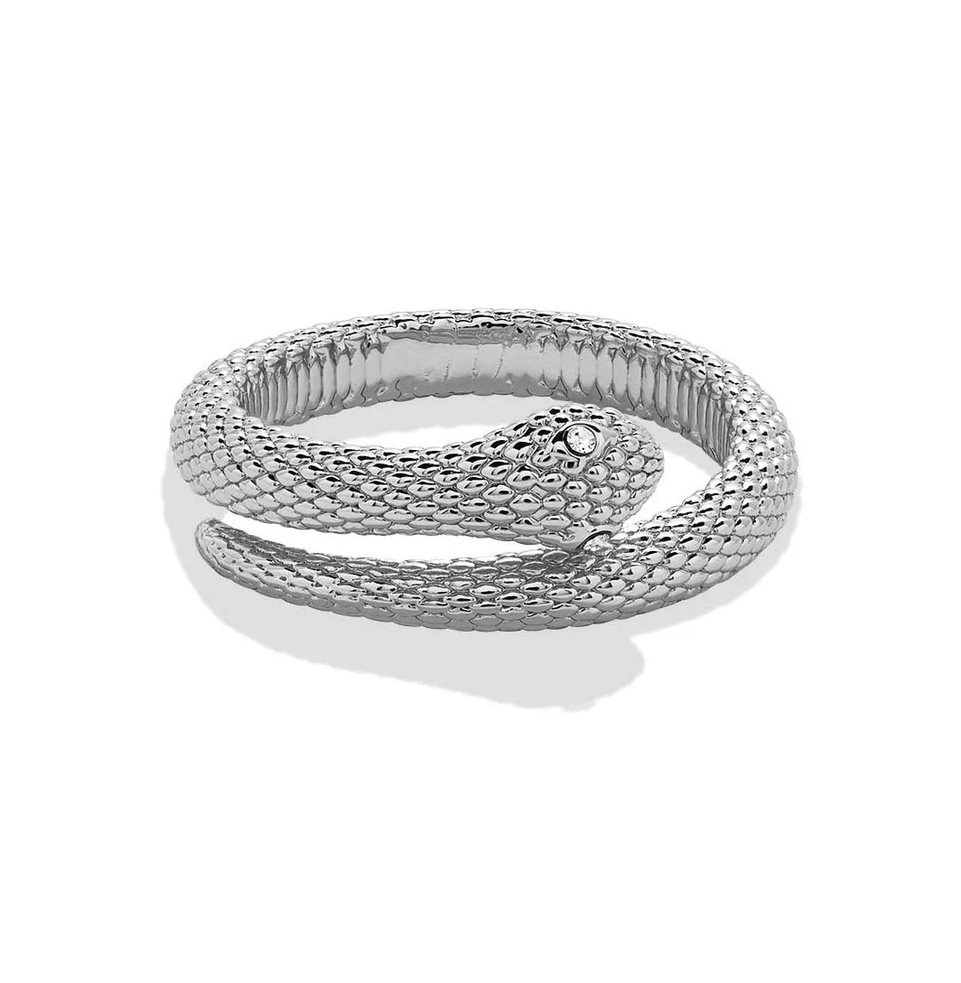Milskye personality fashion fine jewelry for women 925 silver 18k gold tail contact snake rings