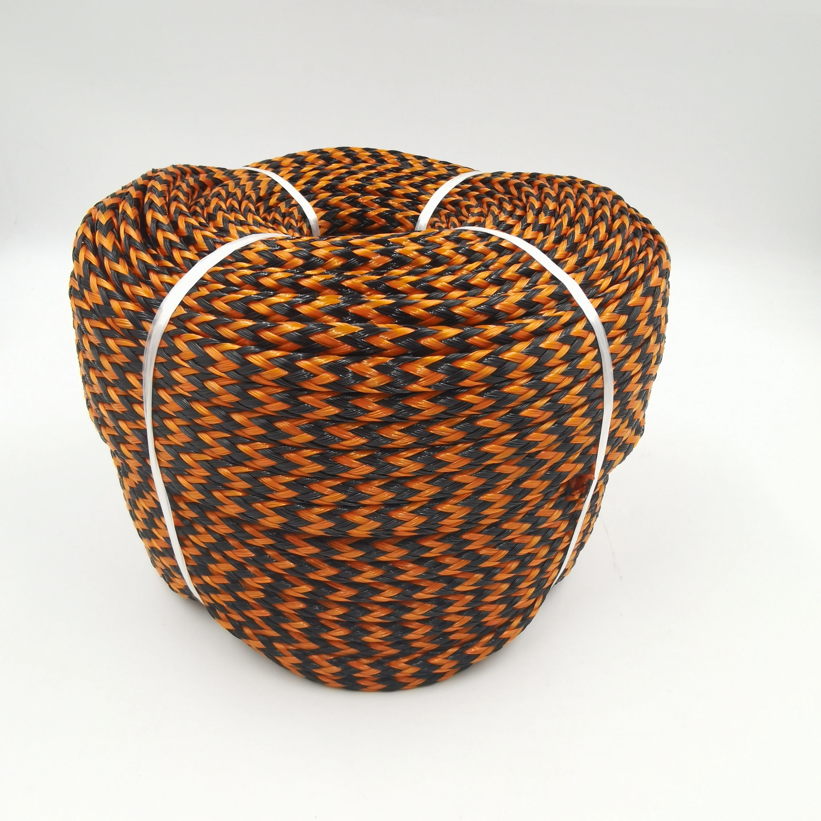 colorful 32 36 40 44 mm * 200 220 m 3 strand 16 strand braided polyethylene marine rope for fishing general packing agriculture