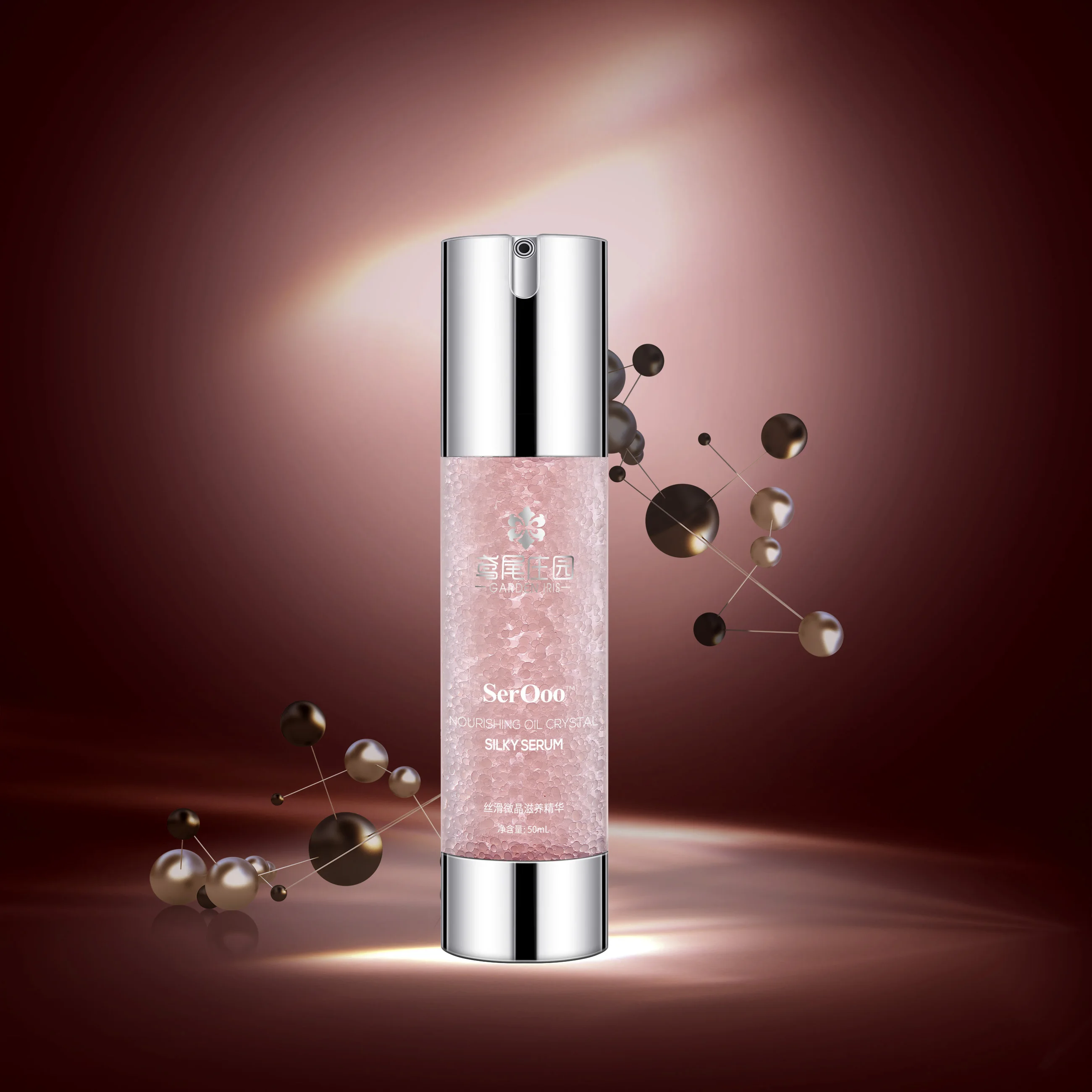 
Oem Private Label Organic Skincare Oil Serum Rose Facial Glow Serum Face Lotion Female Whitening Regular Size OEM/ODM 