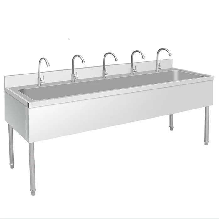 Hotel Restaurant Outdoor Stainless Steel Automatic Portable Hand Wash Station/Outdoors Induction wash basin china factory