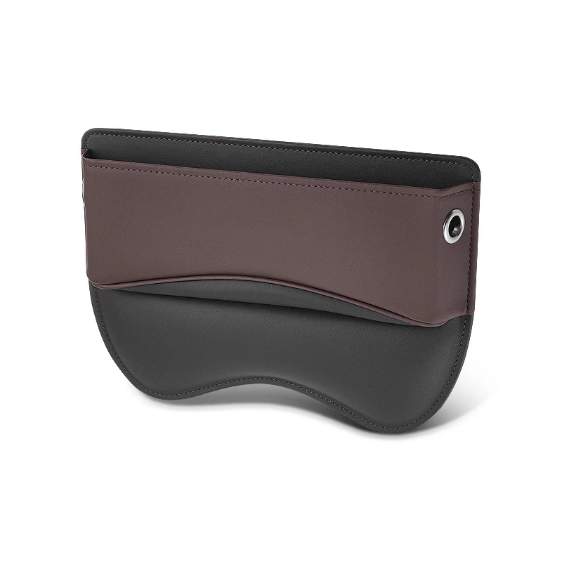 VW Audi Polestar Xiaopeng Jike Car Organizer Leather Storage Box for Seat Gap Filling and Interior Slot Storage