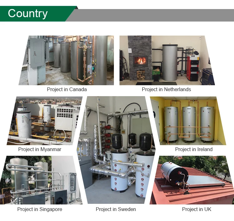 Watermark Certified Competitive Price Insulated Stainless Steel Solar Hot Water Storage tank , Electric/buffer tank for Boiler