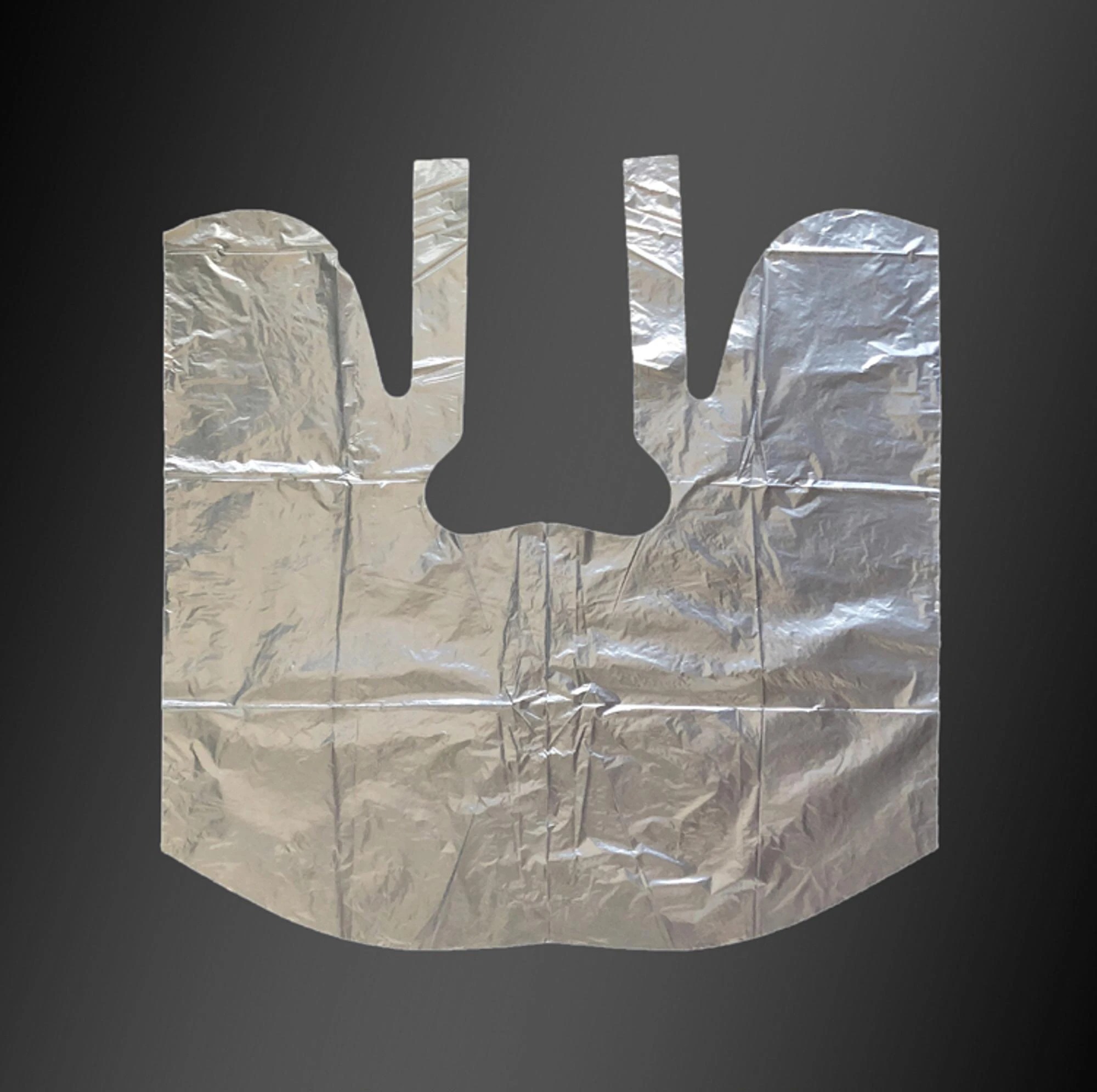 PE Disposable Custom Printed Hair Cutting Capes for Children More Sanitary And Economical Than Nylon/Vinyl Capes