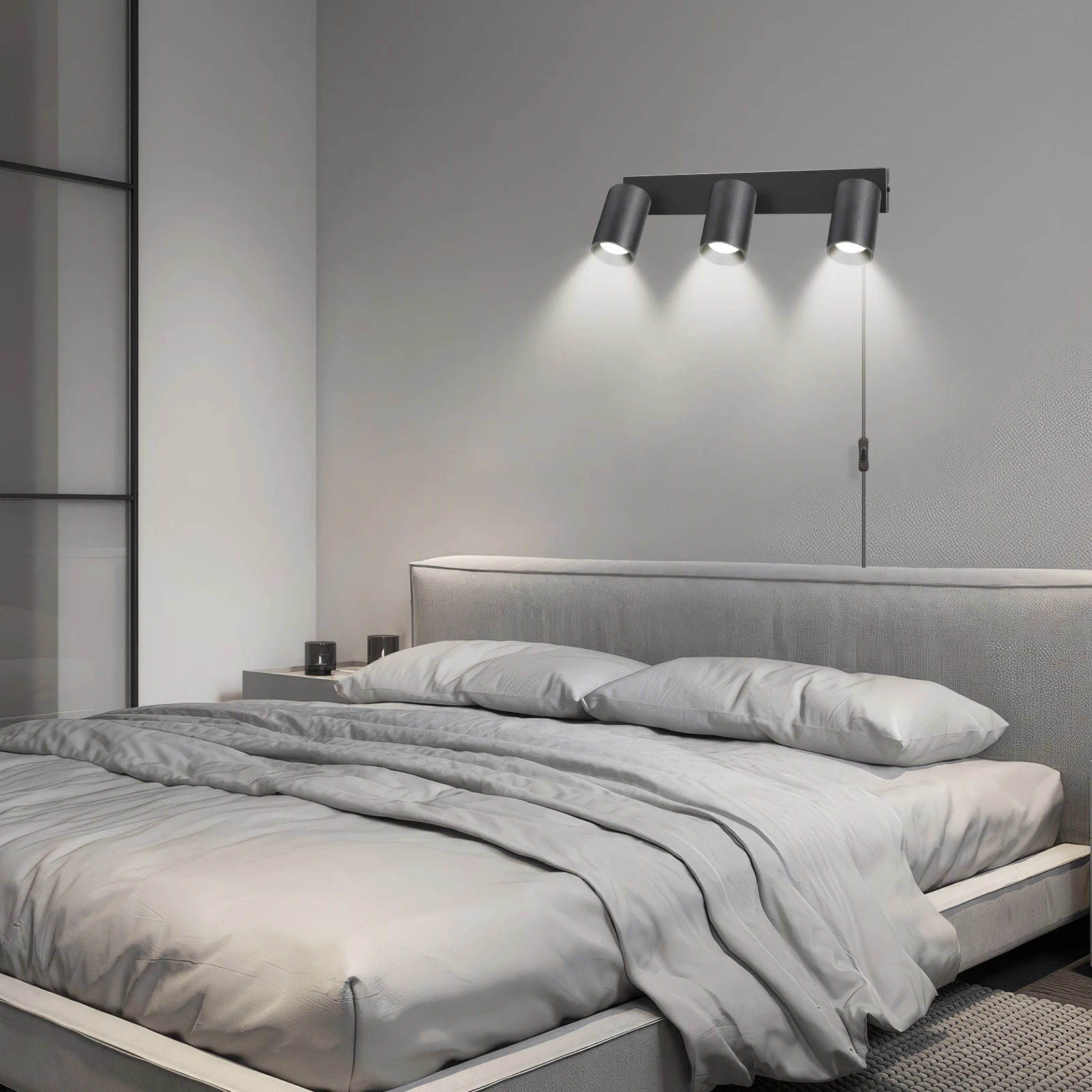 3 прожектора настенный светильник