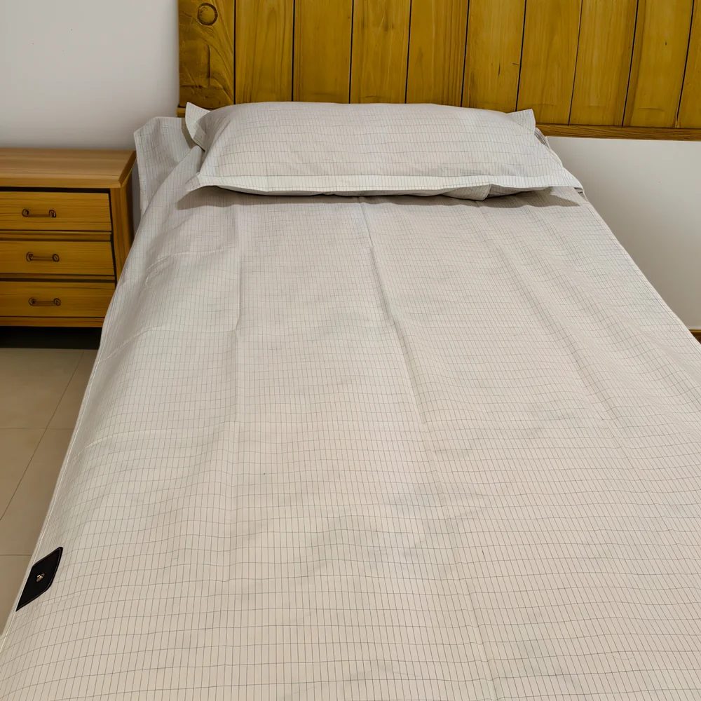 Conductive Earthed flat Grounding Bed Sheet  For Earthing Sleeping