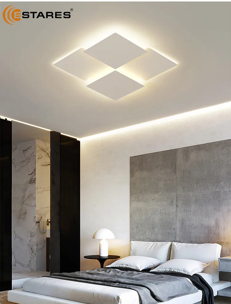 Newest factory hot sale square rings CE RoHS surface mounted CCT adjustable by switch 60W LED flat ceiling light