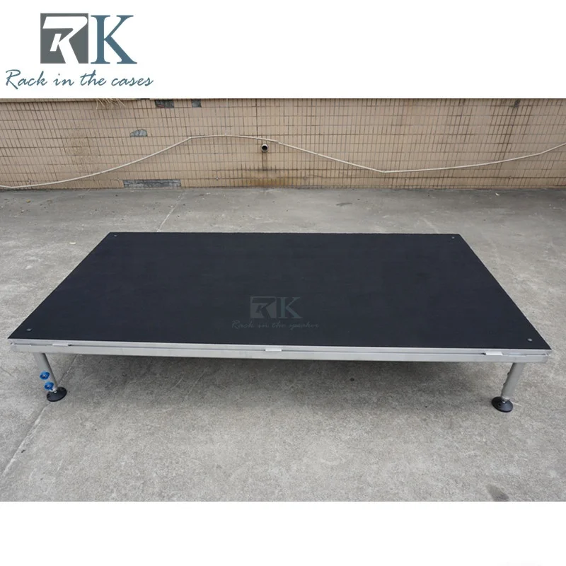 factory wooden stage with aluminum legs for sale portable stage design stage for outdoor performance