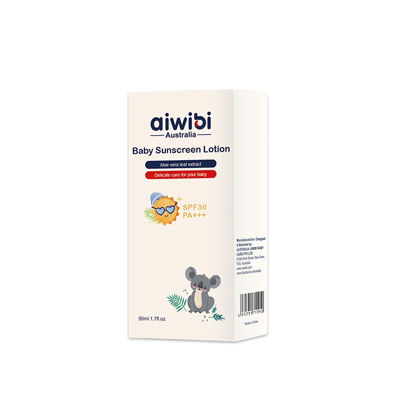 Aiwibi от производителя солнцезащитный крем для ухода за детьми детей 30 дюймов детский лосьон с натуральным экстрактом листьев алоэ вера 50