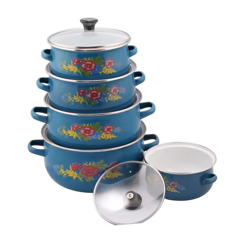 673DG 5 pcs set New Design  Series Product Kitchenware  Pot Casserole Set  Casserole Pots