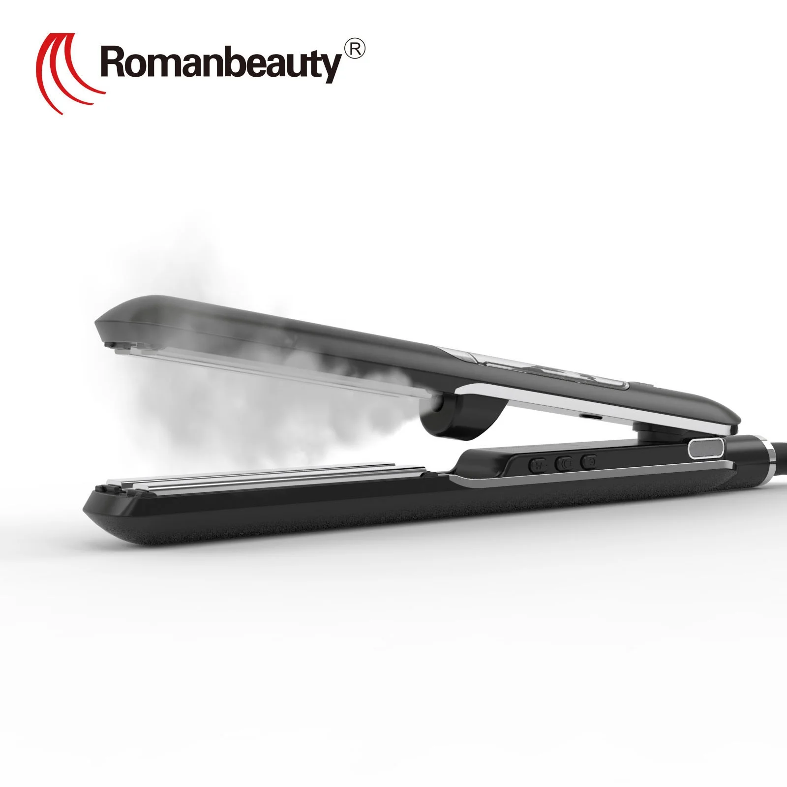 Professional Custom Protect Hair PTC Heater LED Display Steam Hair Straightener Hair Flat Irons
