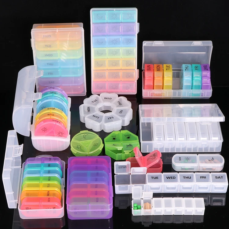 SUNSHING Plastic Face Towel Case Powder Puff Storage Box Travel Bottles Set Case Beauty Blender Holder Makeup Gift Set Case