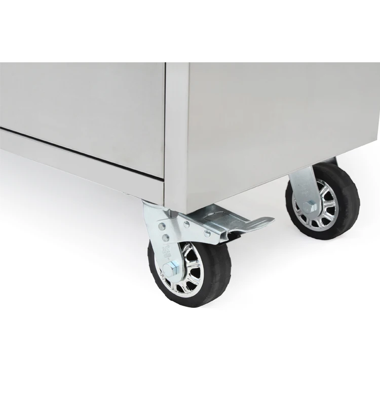 hot sale 72 Inch Anti-Fingerprints Stainless Steel Rolling Tool Cabinet Tool Chest on wheels tool storage system