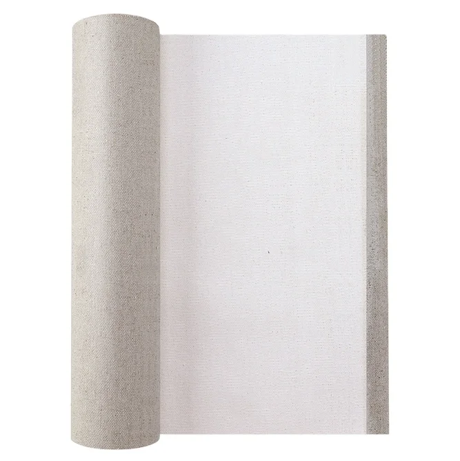 Poly Cotton Canvas Roll Inkjet canvas roll  Print For Eco Solvent Latex UV Ink Printer