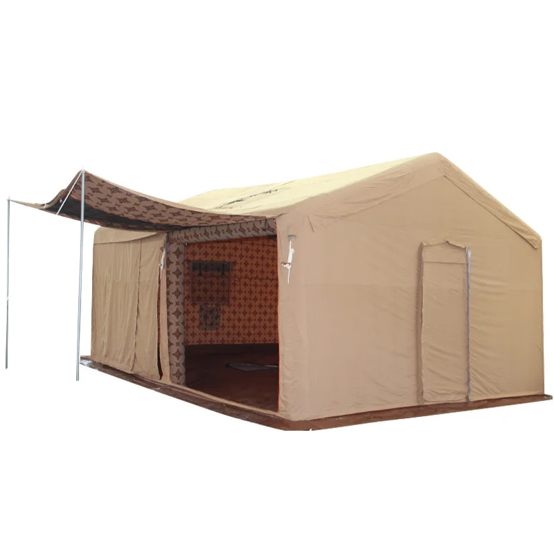 High Quality 4*6M Oxford Canvas Customized Middle East Outdoor Yellow Air Inflatable Arabic Desert Tent
