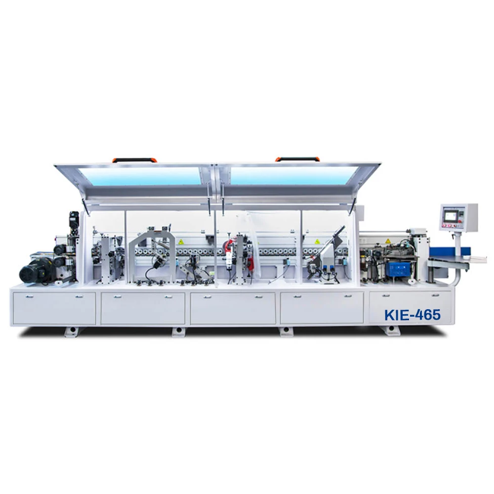 KIE-465 Edge Banding Corner Rounding Machine Edge Banding Machine with Gluing and Trimming