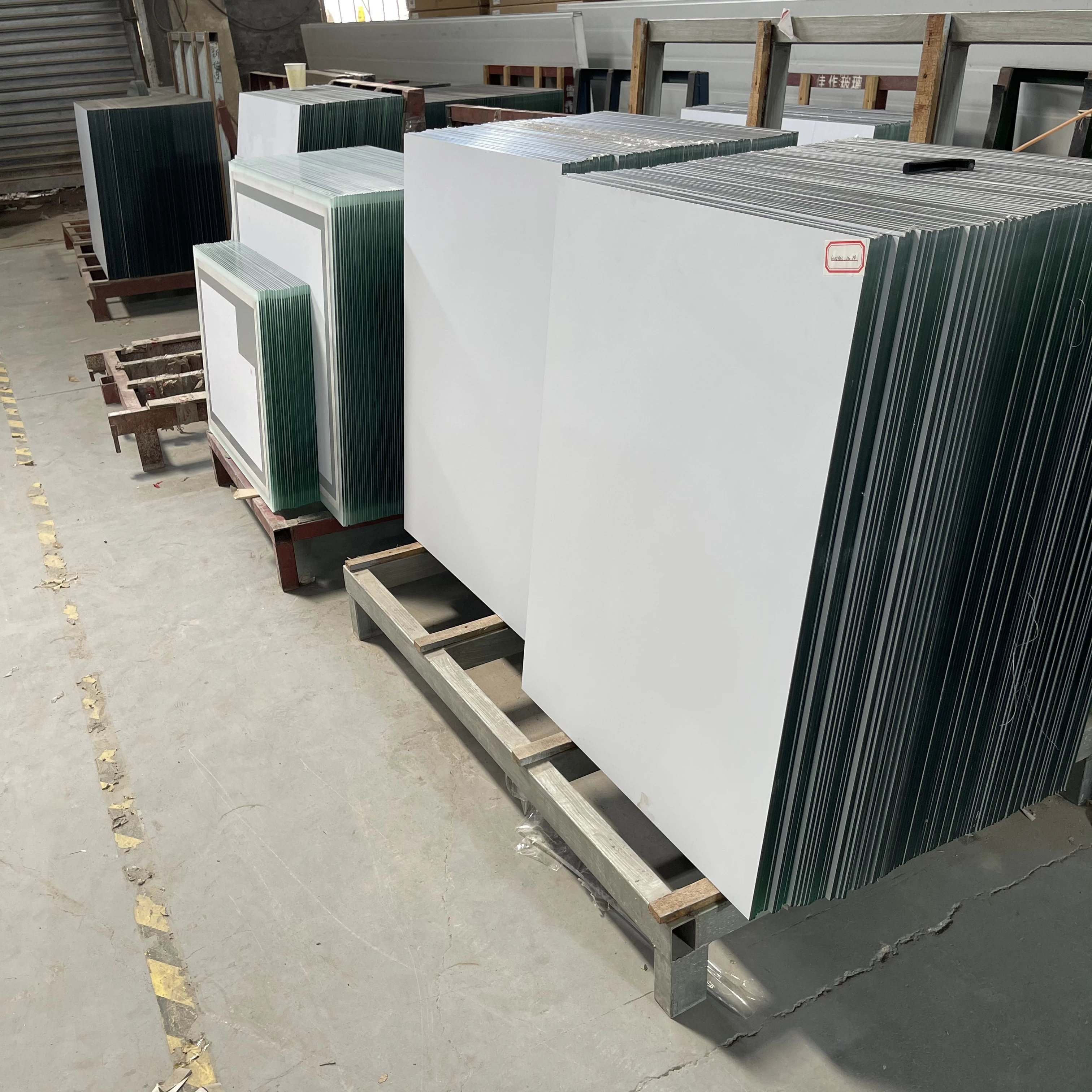 3X magnify waterproof IP66 with digital clock and fogless led bathroom smart mirror for make up