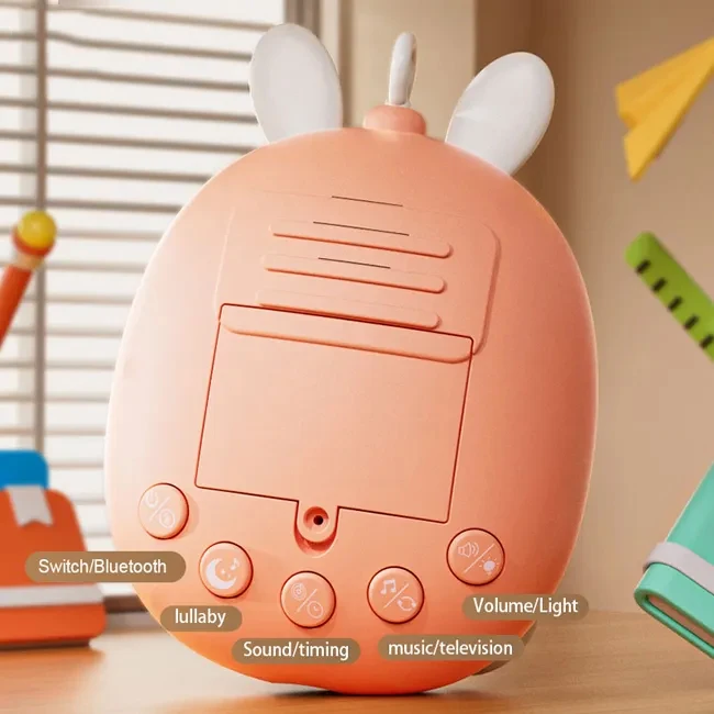 Cute Rabbit Rotating Hanging Bed Bell Baby Toy  Electric Lighting Nursery Toy Musical Mobile Bed Bell Toys for Baby