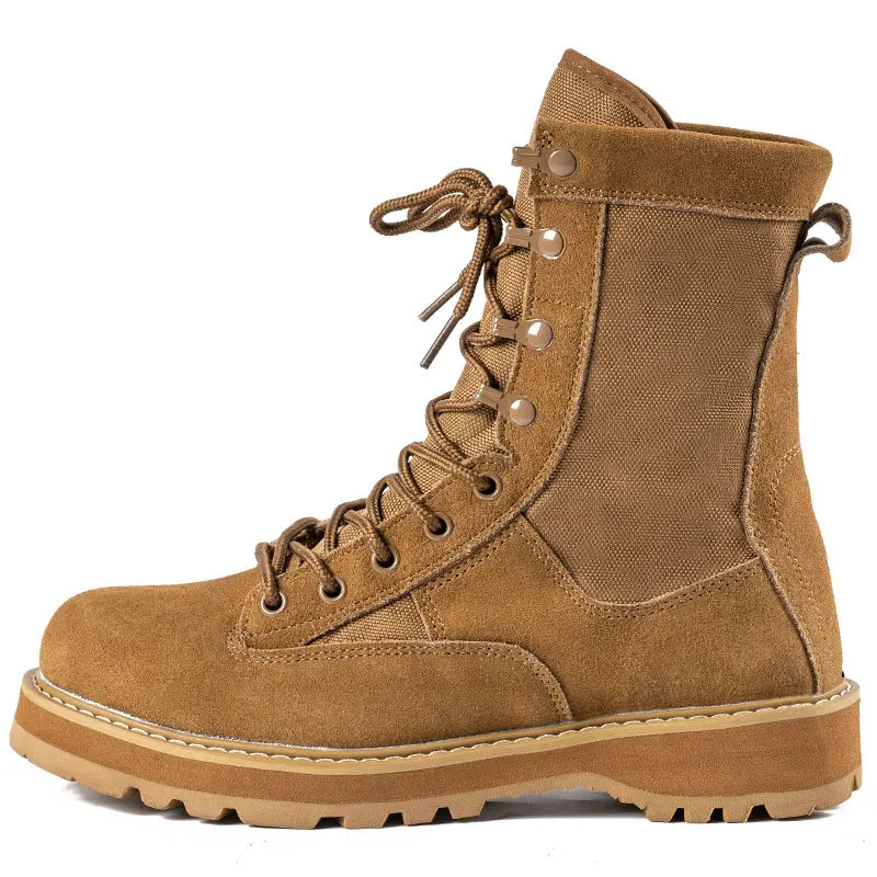 Outdoor Training Used Hiking Boots Rafale Security Camo Sand Jungle Tactical Boot Beige Coyote Green Steel Toe With Zipper
