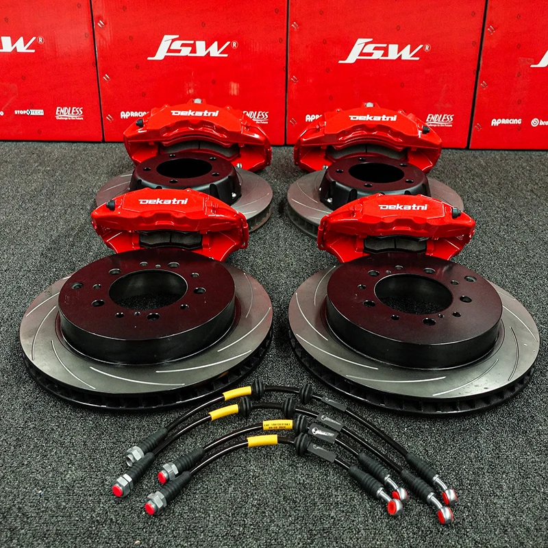 High Performance Manufacturer Caliper Pads Discs 6 Piston Aluminum Front Big Brake Kit for Toyota Land Cruiser LC200