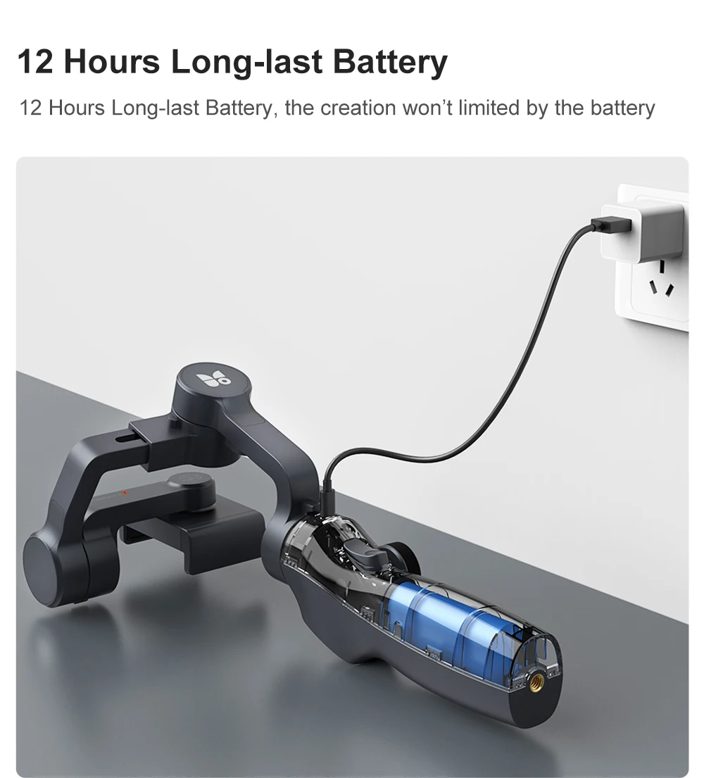 Новое поступление, вращение 360, умный шарнирный стабилизатор, автоматическое отслеживание, изготовление видеороликов, штатив для телефона