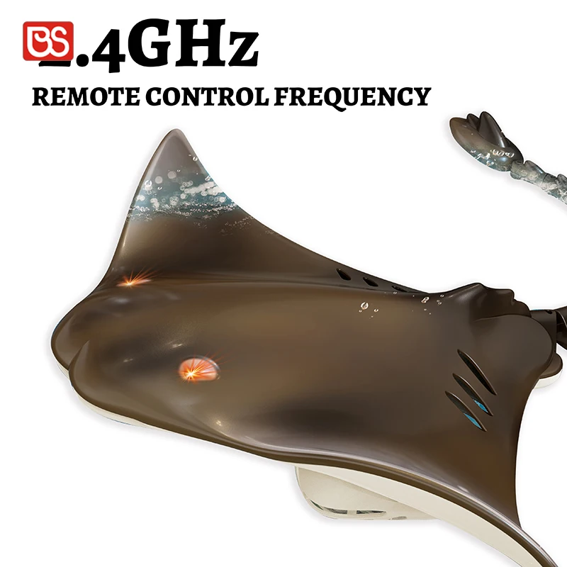 BS Remote Control Manta Ray Toys Air Swimming RC Animal Bath Tub Pool Electric Toys For Kids Funny RC Manta Ray Toy