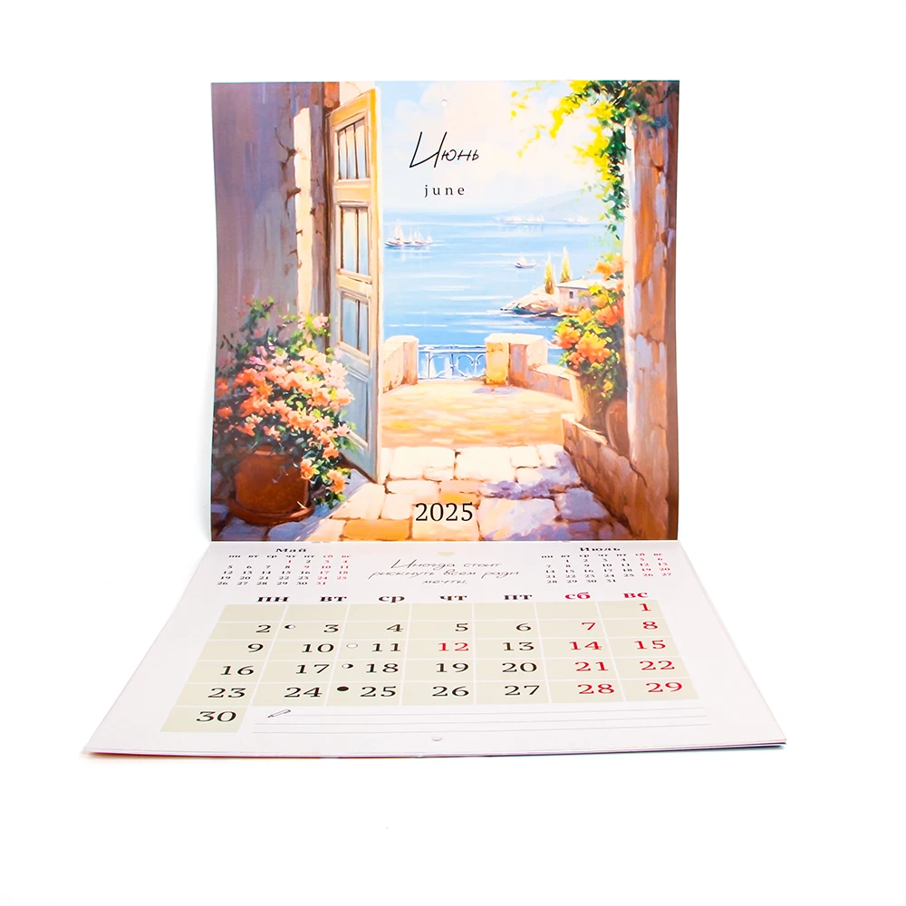 Fast Delivery 2025 2026 English Spanish Agenda PU Leather Notebook Calender A5 Weekly Daily Planner Custom Logo Wholesale Diary