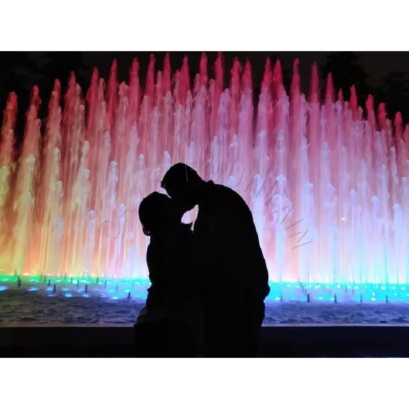 New Arrival Music Programme DMX512 Control Water Fountain Pond Pool Fountains Stainless Steel