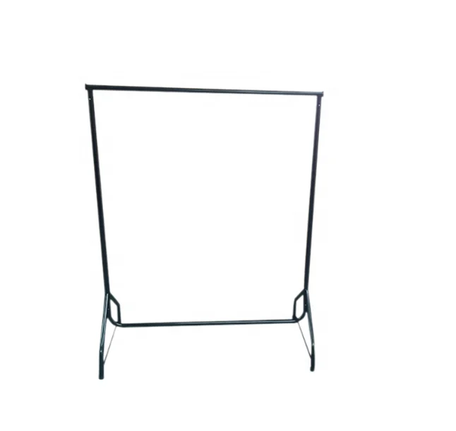 Portable Store Metal Clothes Rack Metal Rails Clothes Display Stands Store Display Racks Metal Clothes Racks