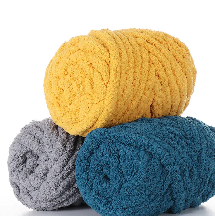 Yarn Craftsman 1NM/1 polyester core spun yarn extra coarse Iceland yarn for hand knitting 250g ball