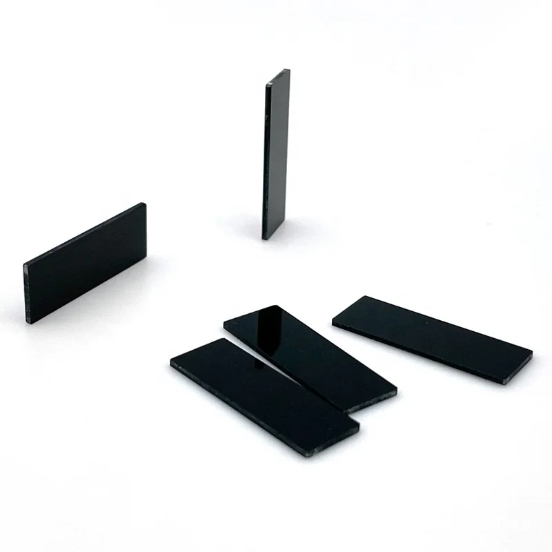 Быстрая передача черного цвета ультрафиолетового ZWB ZWB2, стеклянные линзы, U-340 U-330 U-360 Видимый поглощения оптический 254nm УФ-фильтр из оптического стекла