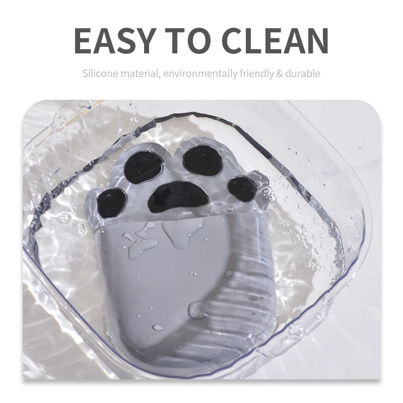 Silicone Toothbrush Holder Mighty Toothpaste Razor Holder Bathroom Organizer Storage Wall Mounted Small Toiletry Items