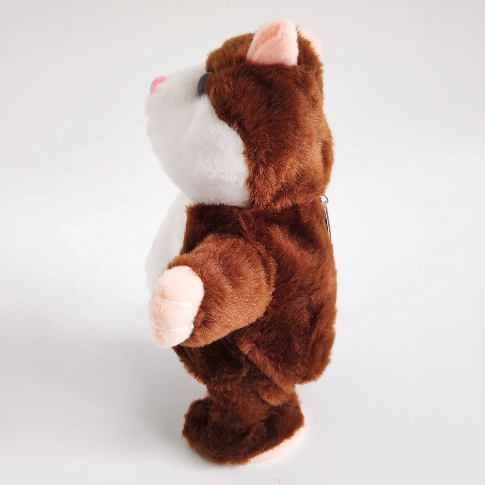 18cm talking and walking hamster toy