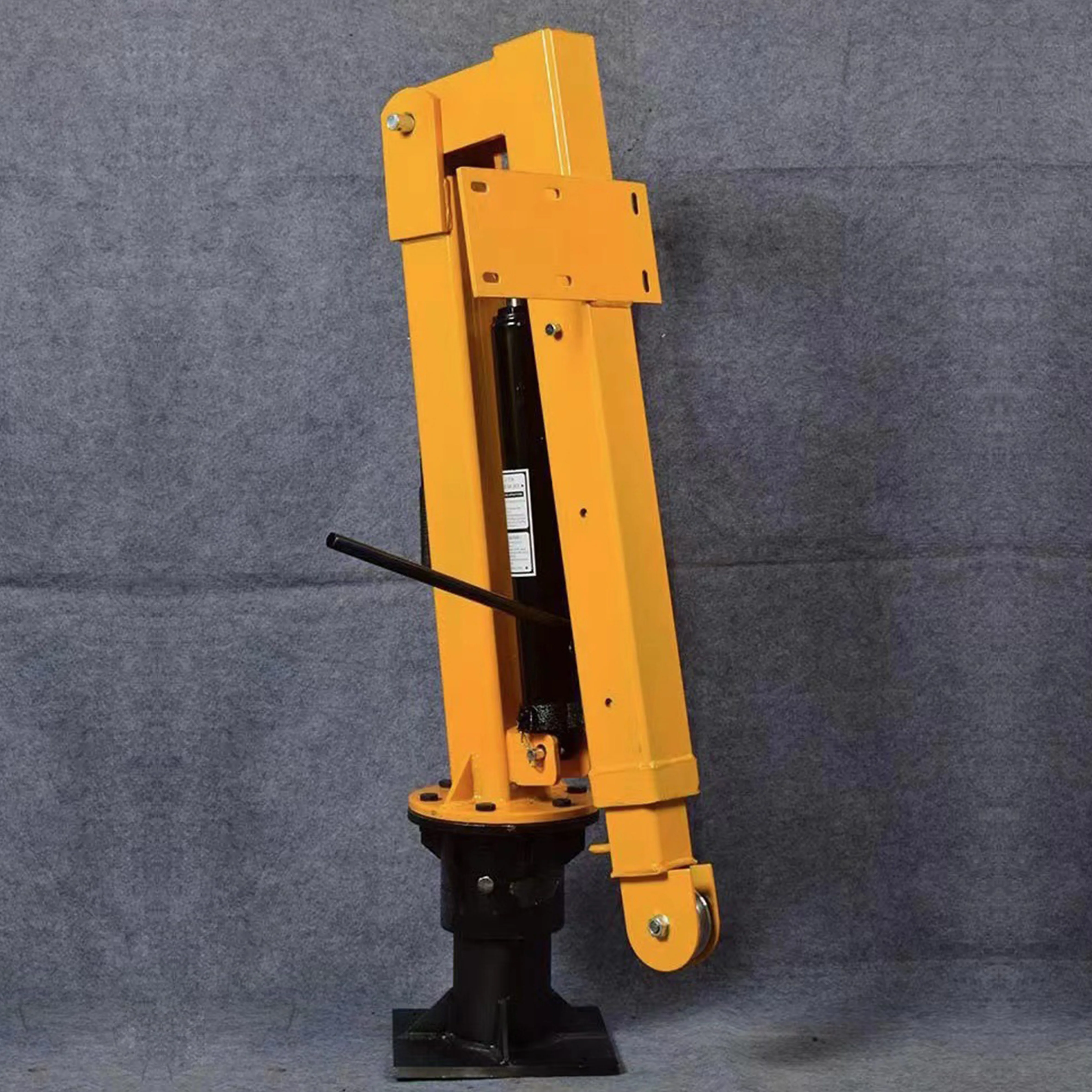 HAOY Hydraulic Pickup Engine Hoist Machine 800 Kg Folding Arm New Manipulator Truck Mounted Jib Cranes