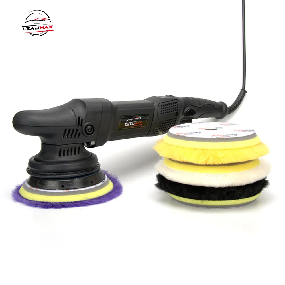 LEADMAX Natural Wool Polishing Pad 5 Inch Car Blue Wool Pad Australian Wool Polishing Pad Wholesale Agent