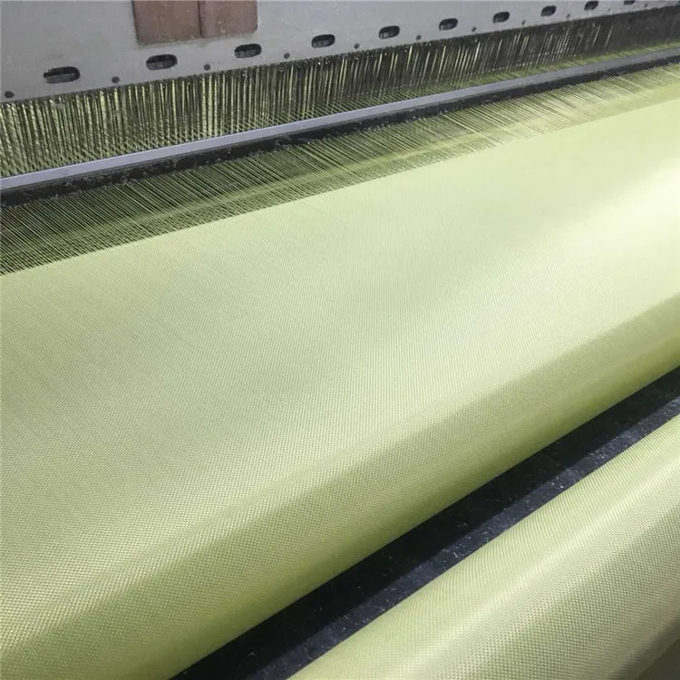 Fireproof Composite Material Aramid Fiber Fabric Yellow Kevlar Bulletproof Vest Cloth
