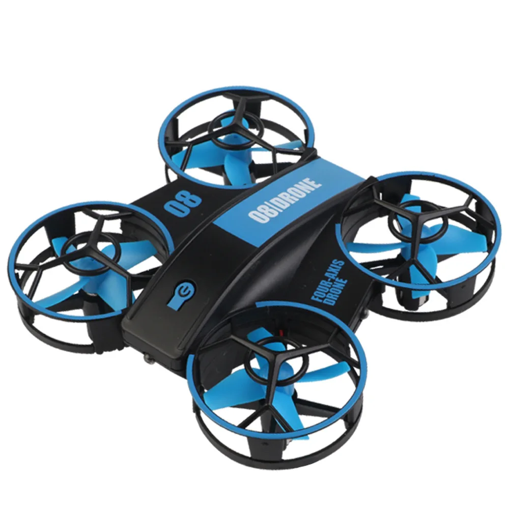 Mini Four-axis Indoor Flight Pressure Fixed Height Roll Side Flying Remote Control UFO Novice Entry Aircraft Drone