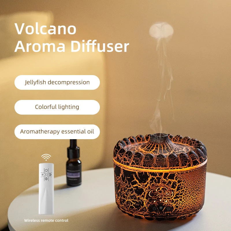 7 Color LED Light Jellyfish Humidifier Aroma Diffuser with Timer Auto Shut-Off Super Quiet Operation for Bedrooms Offices