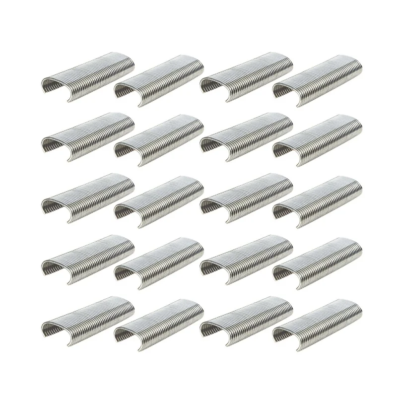 factory direct sale crown, 5.9mm length 10-40mm crown 11.9mm length 10-14mm Galvanized stainless steel U-Shaped Nails/
