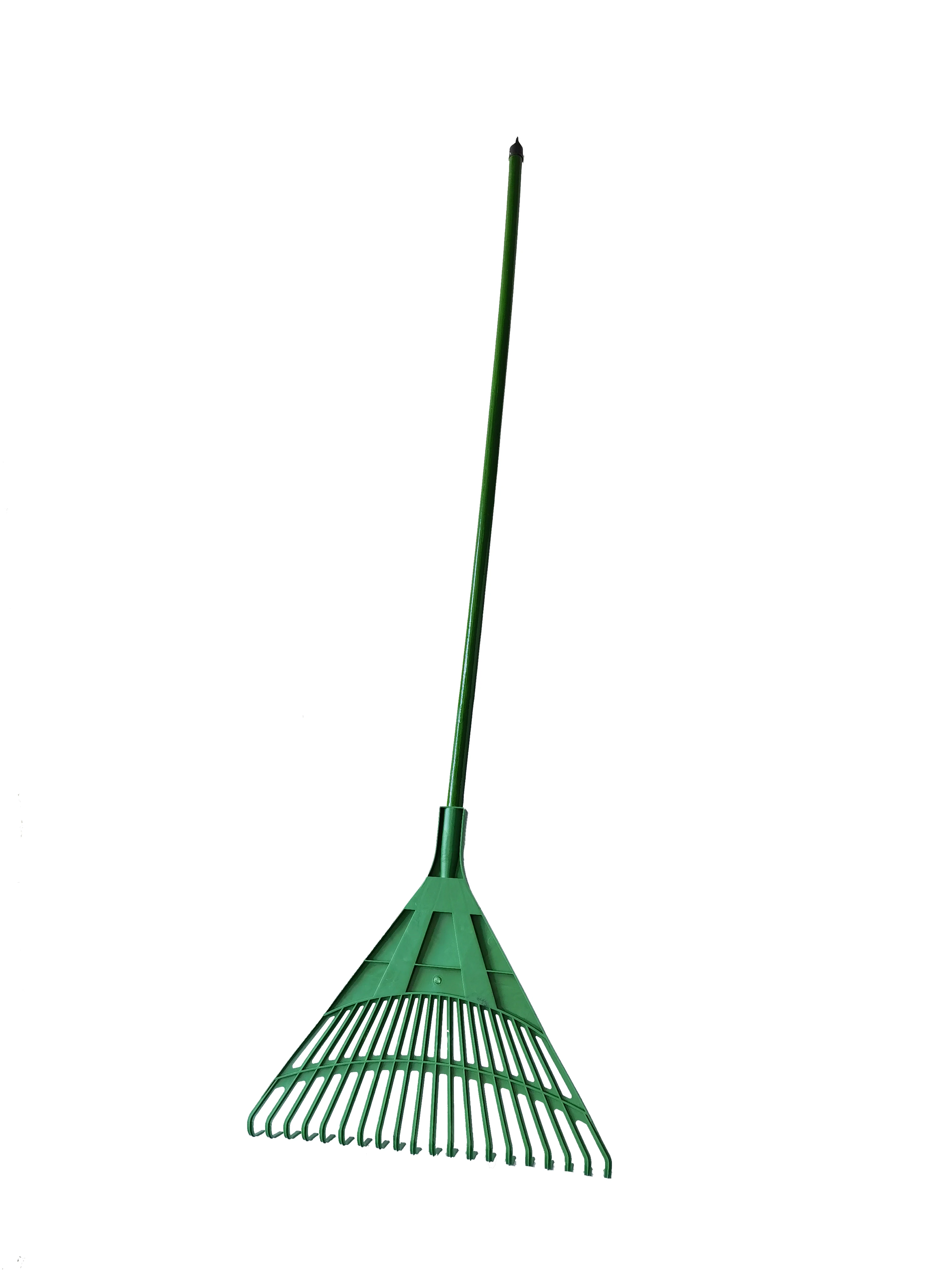 plastic garden rake  20 tooth green gardening lawn leaf rake good  quality yard plastic rake with wood handle