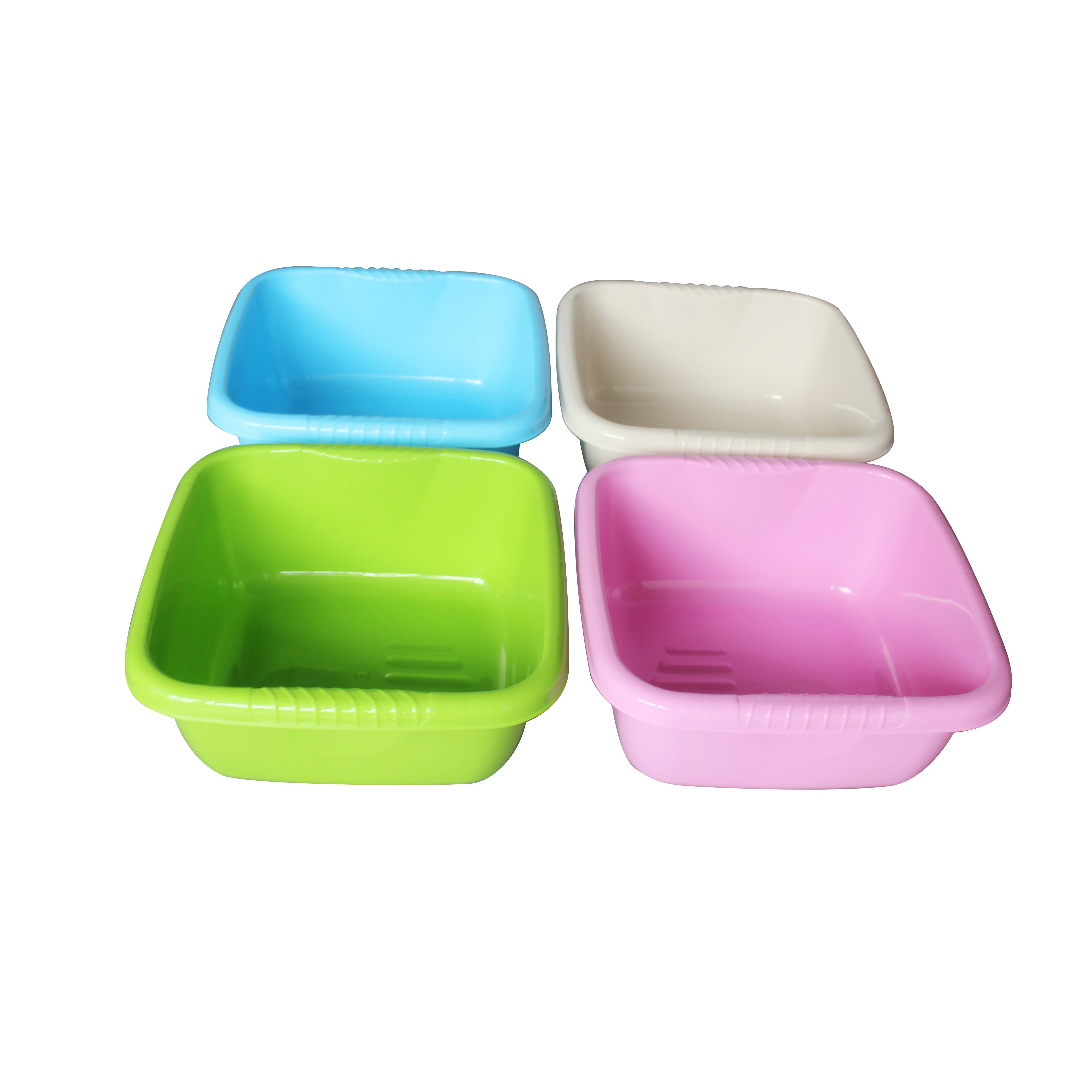 New arrival hot-selling large capacity plastic washing basin plastic square basin