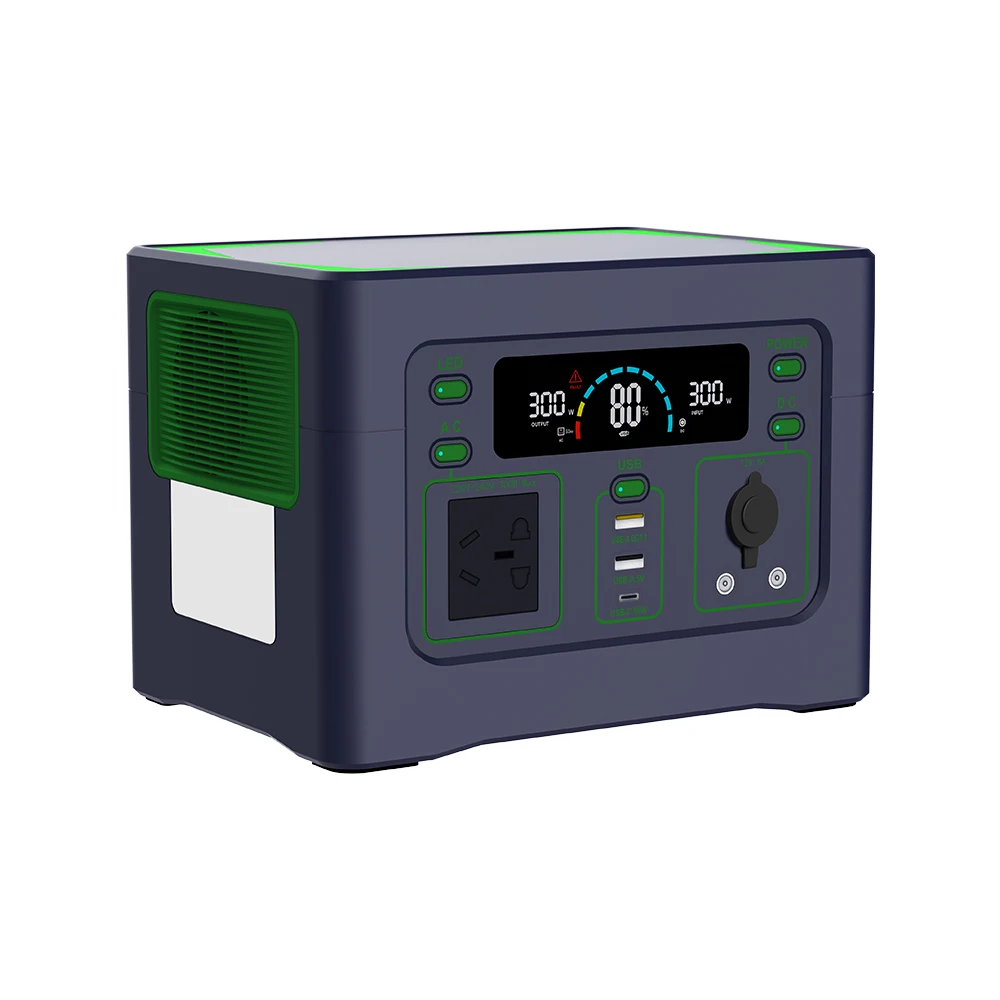 Wholesale outdoor emergency lithium ion mini lfp 288wh 300w portable solar generator mini solar generator for mobile home use