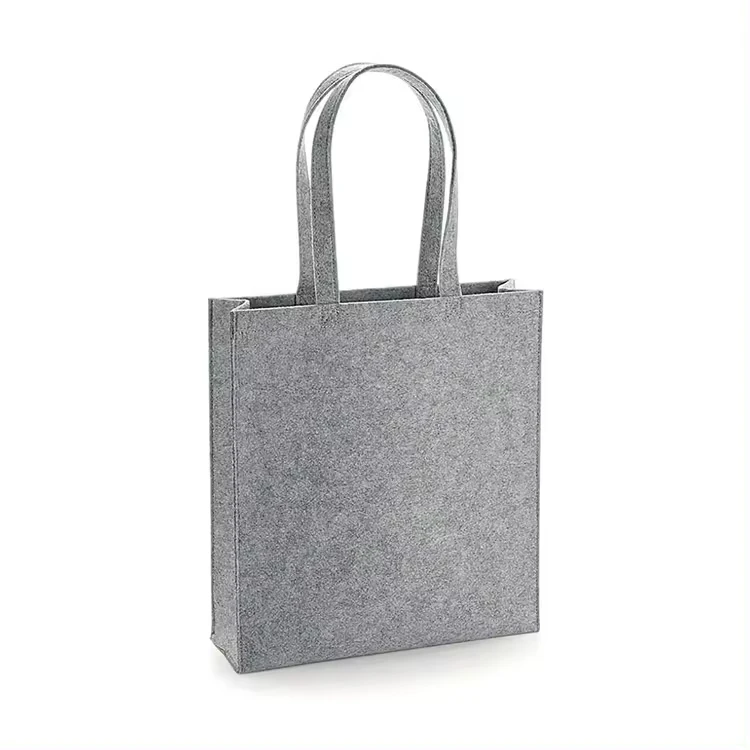 Wholesale Custom Felt Tote Bag Wool Felt Bag  Shopping Bag