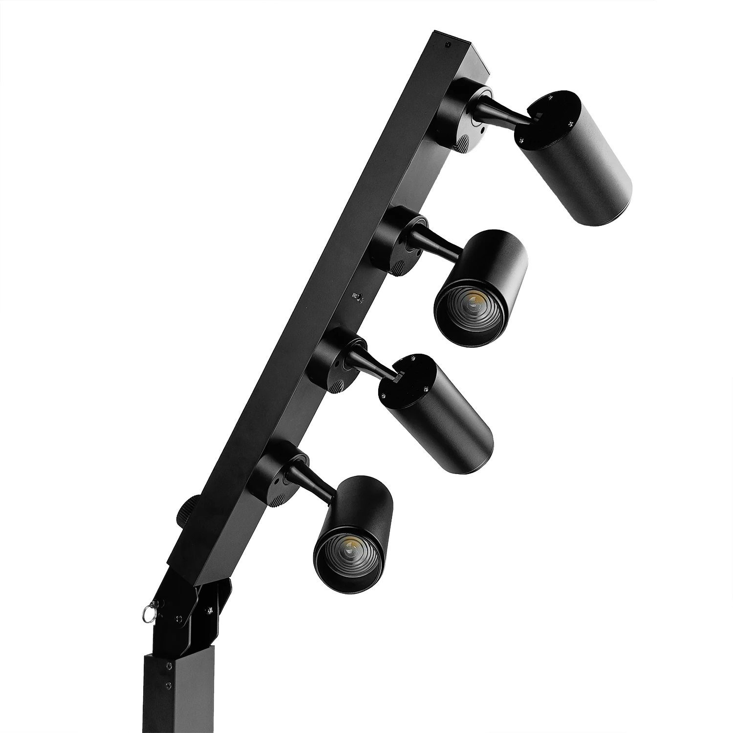 Battery Lighting Pole 4*10w White Color Pinspot Light DMX Wireless Wifi Remote illuminate 4heads Manual Zoom Stage Wedding Light