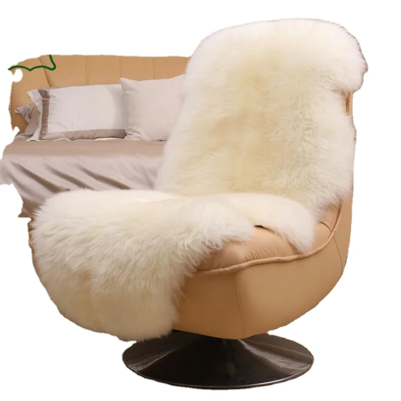 home decor washable Soft carpets and rugs living room fake sheepskin fur White color Faux Wool Floor MAT Fur area rugs & sets