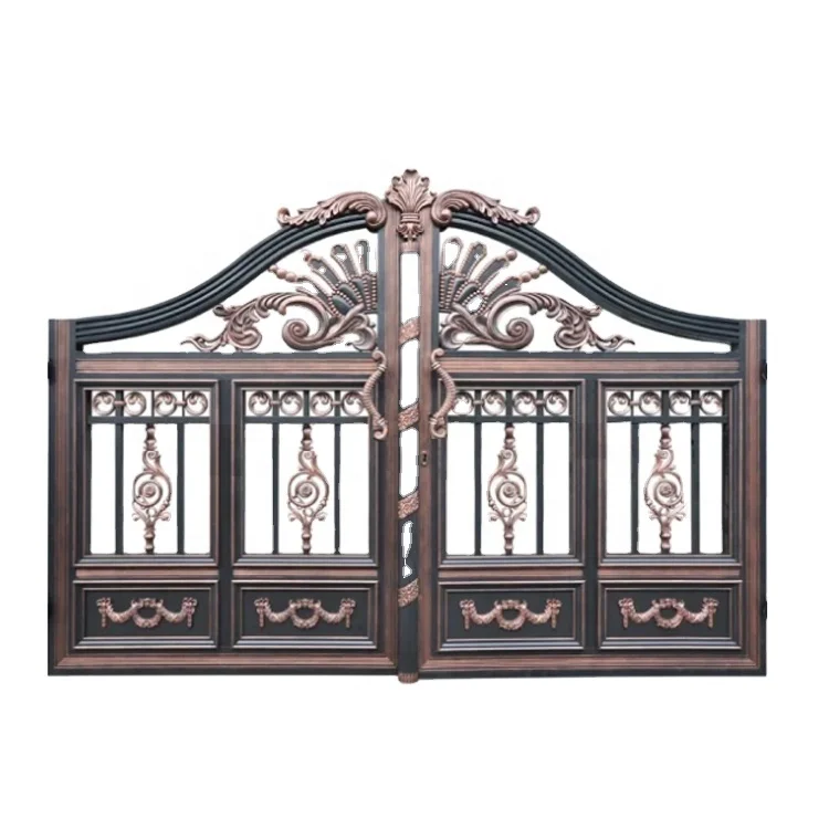 China Factory Guangdong Villas Gate Forged Metal Gate Door
