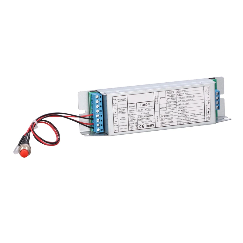 Built-in Li-ion Battery Rechargeable LED Emergency Conversion Kit