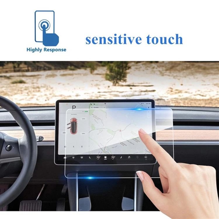 Linno, высокая прозрачность, защита от отпечатков пальцев, защита экрана управления автомобилем для BMW BENZ LEXUS TESLA ODM & OEM